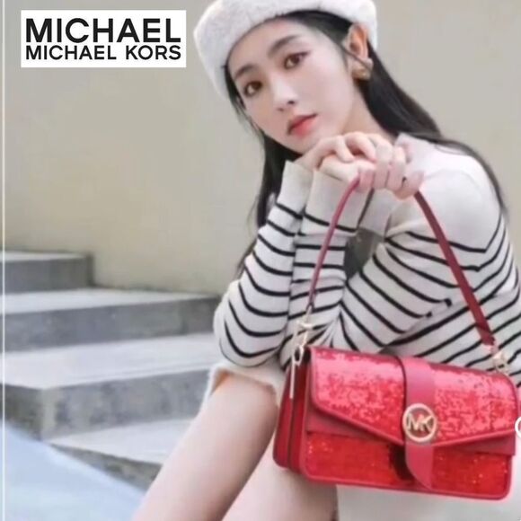 MICHAEL Michael Kors Greenwich Sequin Bag - Picture 2 of 13